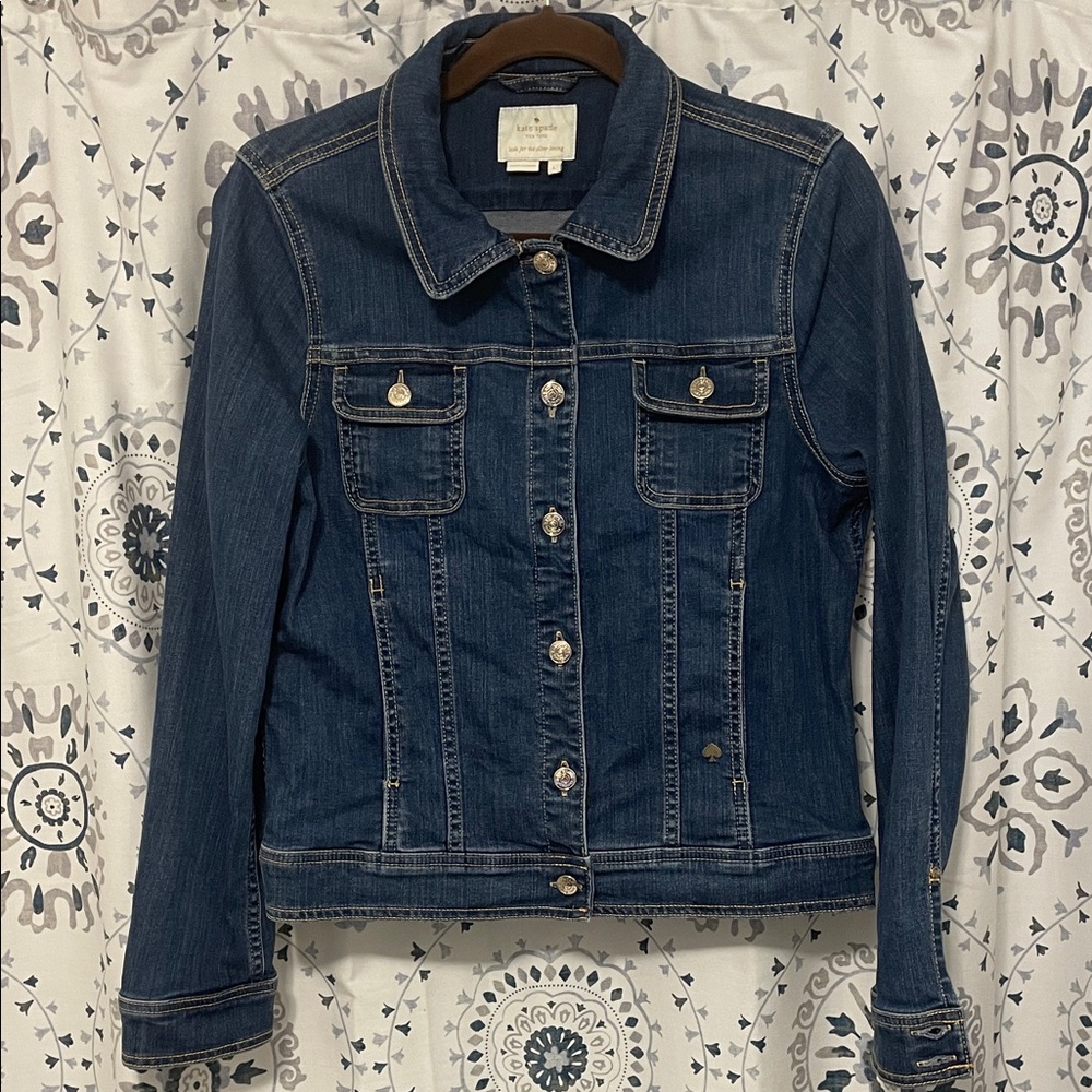 New Kate Spade Denim Jacket - Size Large